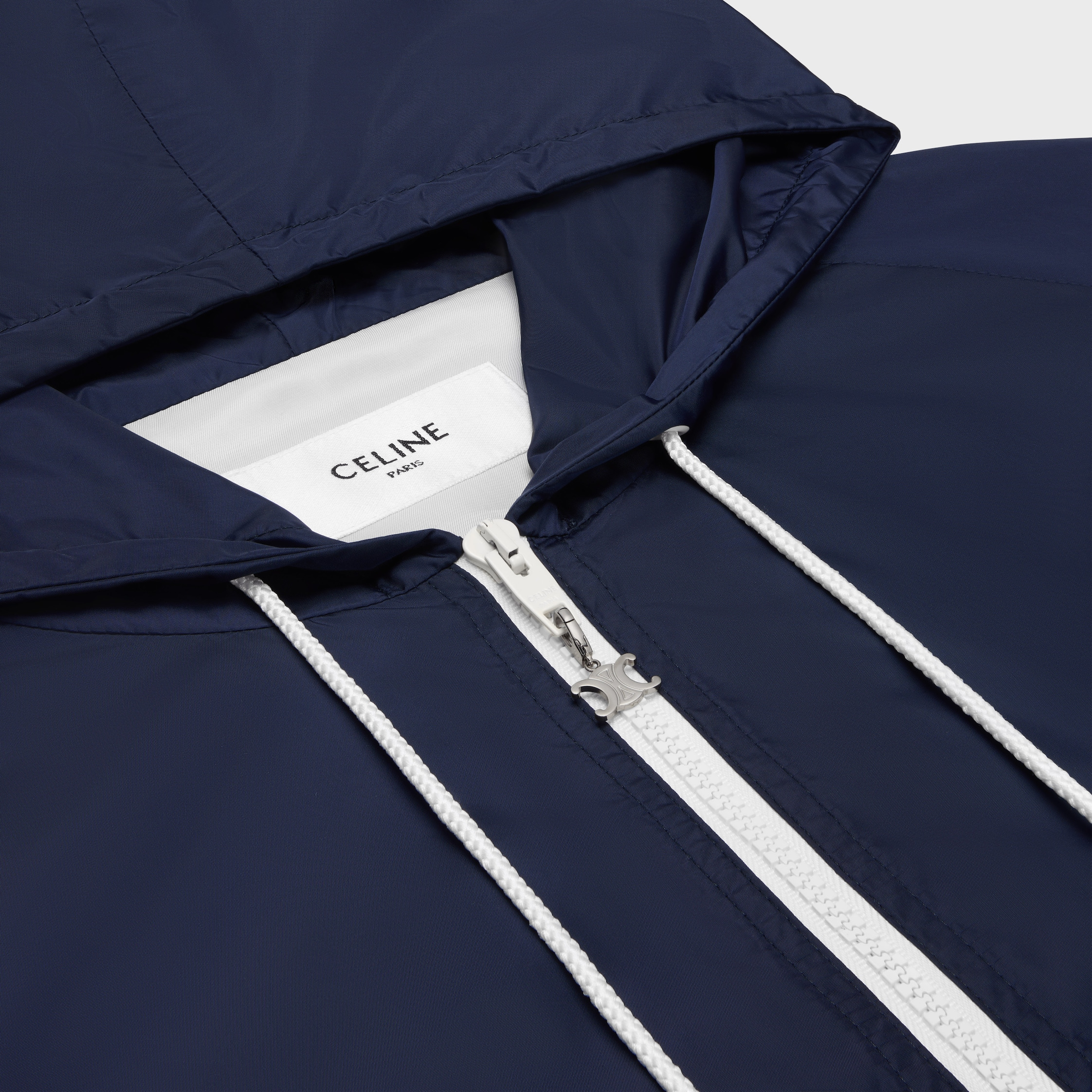 celine blason windbreaker in lightweight nylon - 3