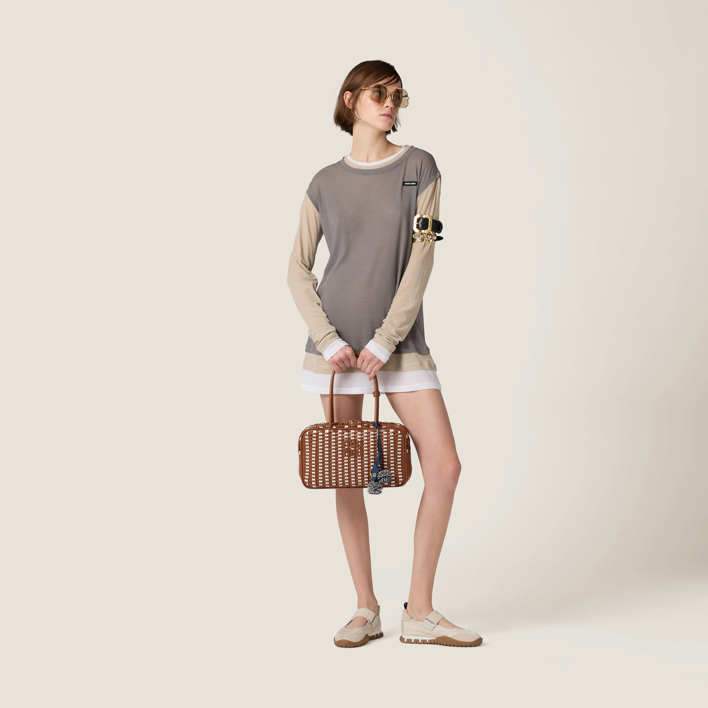 Ribbed jersey dress - 4
