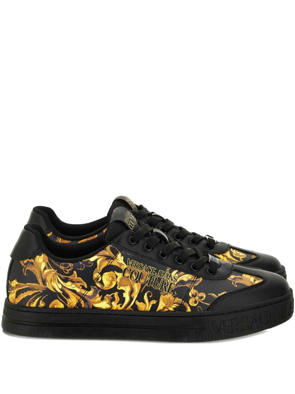 Baroque-print sneakers - 1