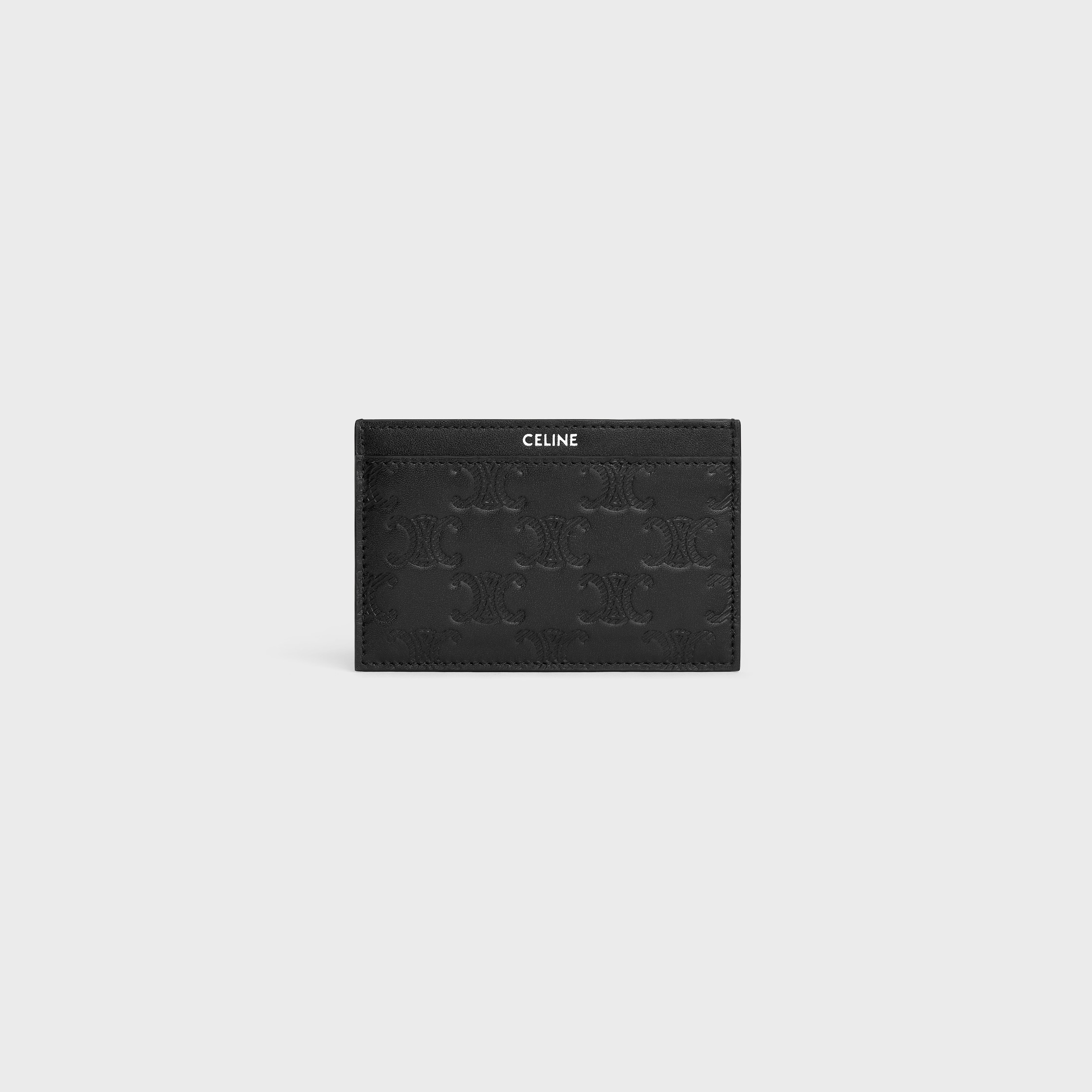 Card holder in Calfskin with triomphe embossed - 1