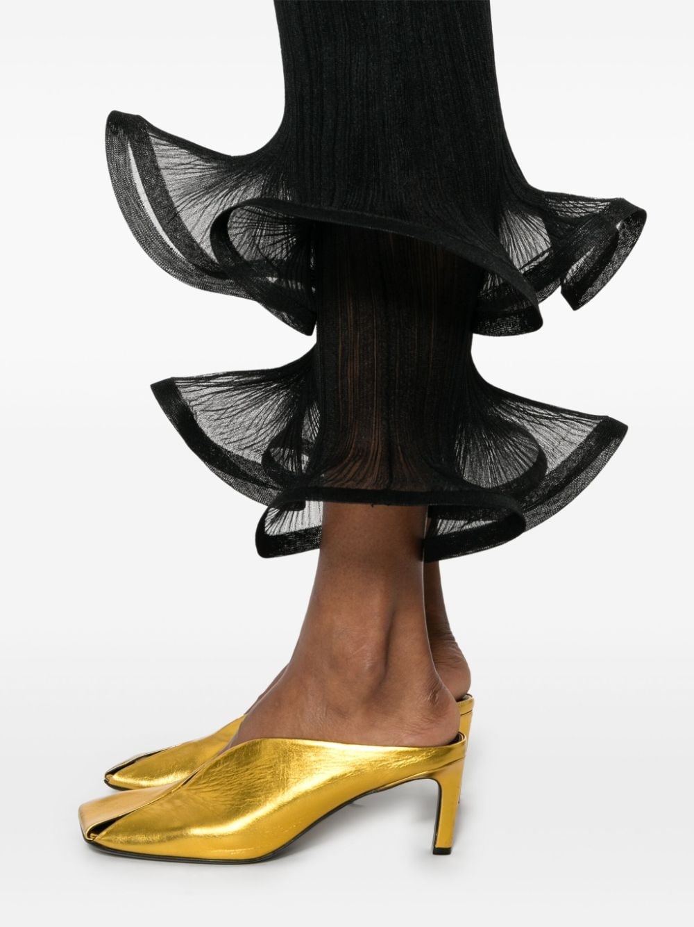 Kelso ruffle-detail skirt - 5