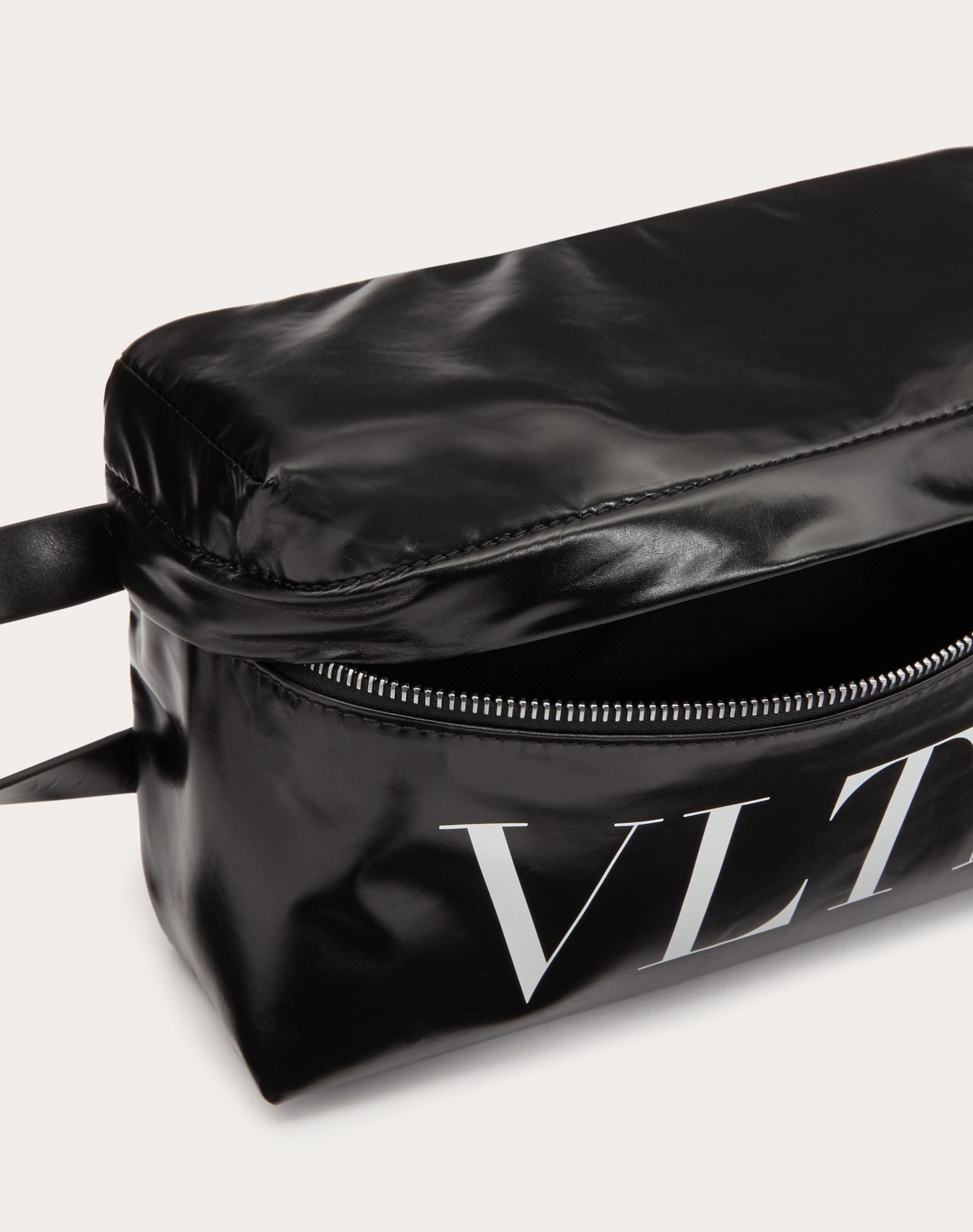 VLTN CALFSKIN LEATHER WASHBAG - 6