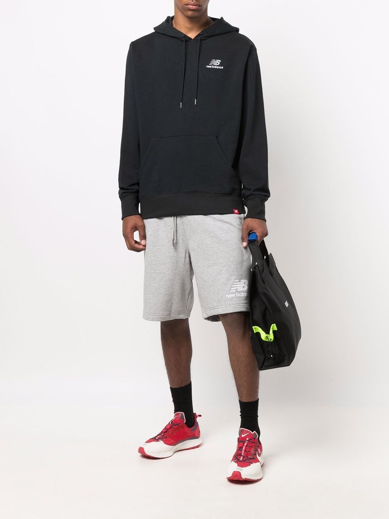 New Balance logo-print hoodie outlook