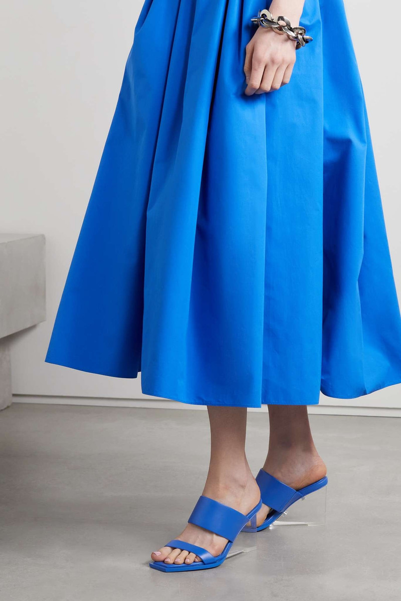 Alexander McQueen Leather mules outlook