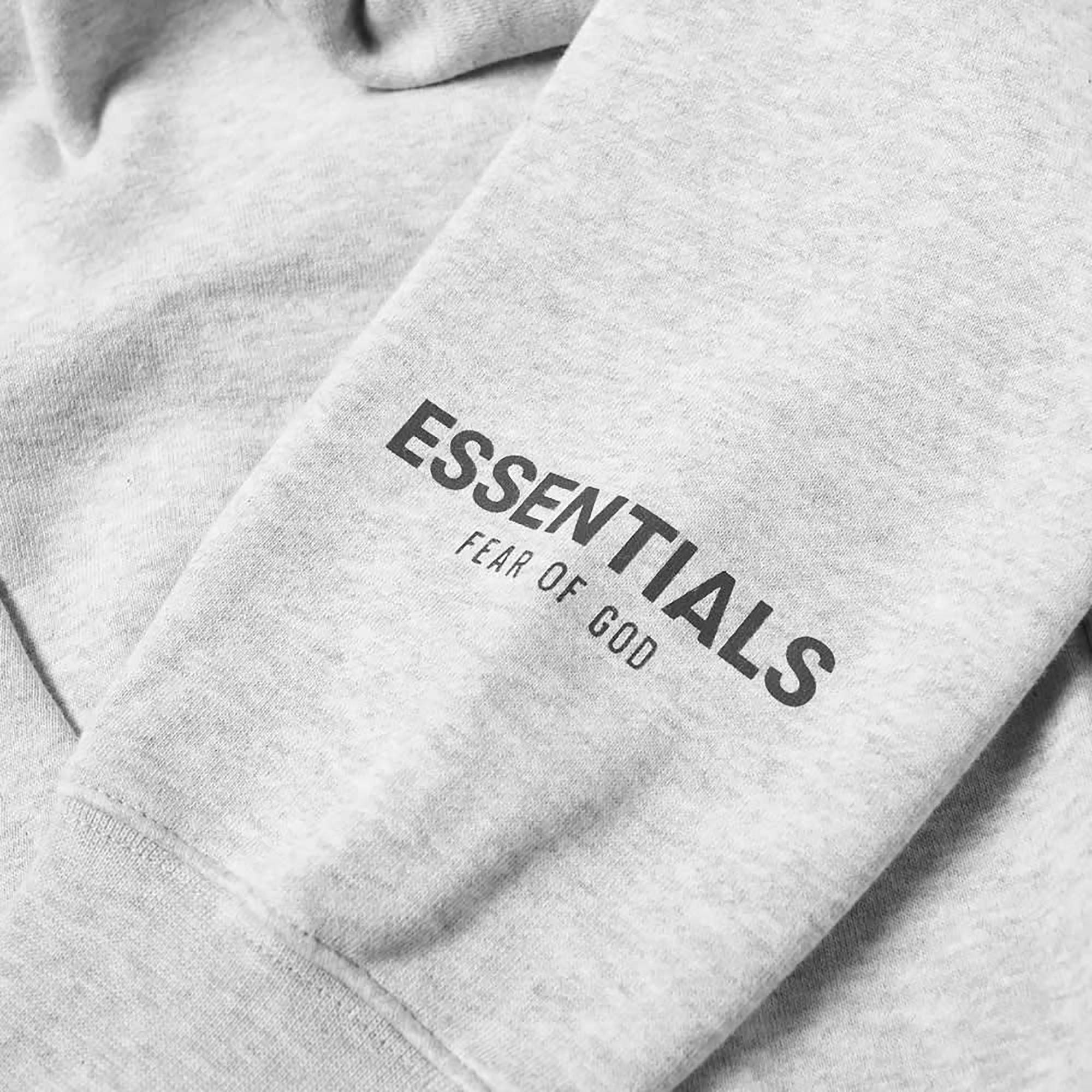 Fear of God Essentials Core Hoodie 'Heather Grey' - 2