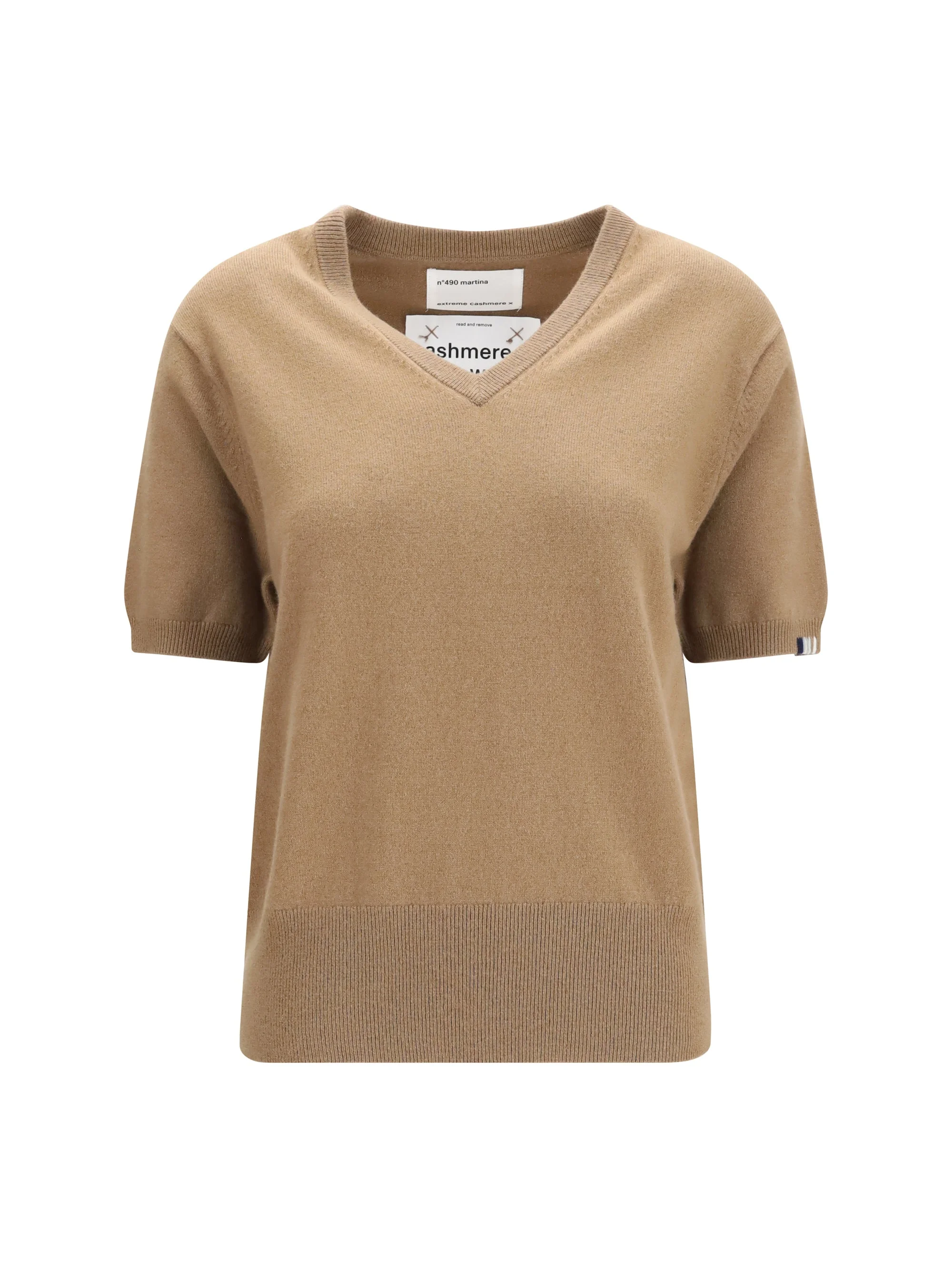 Extreme Cashmere Cashmere Blend Sweater — Beige - 1