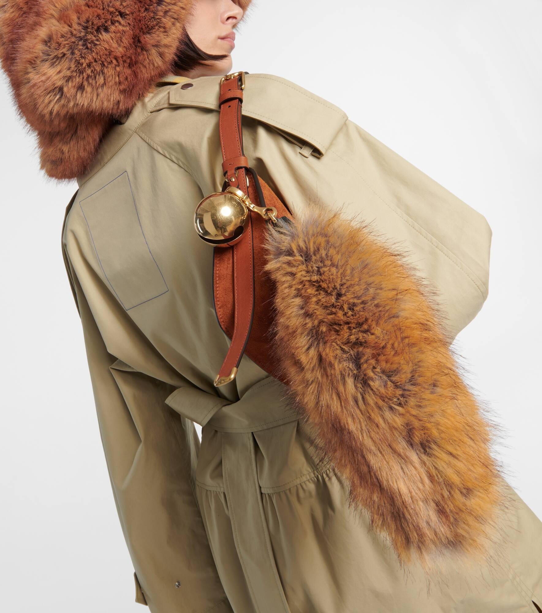 Faux-fur bag charm - 2