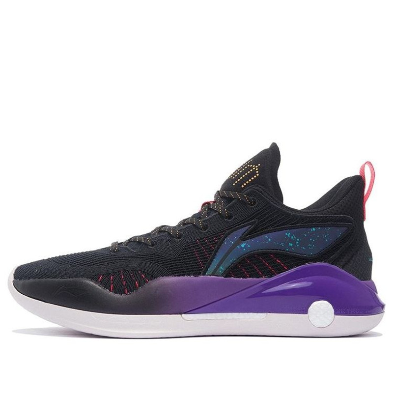Li-Ning YuShuai 15 V2 낮은 '블랙 퍼플' ABAS007-4 - 1