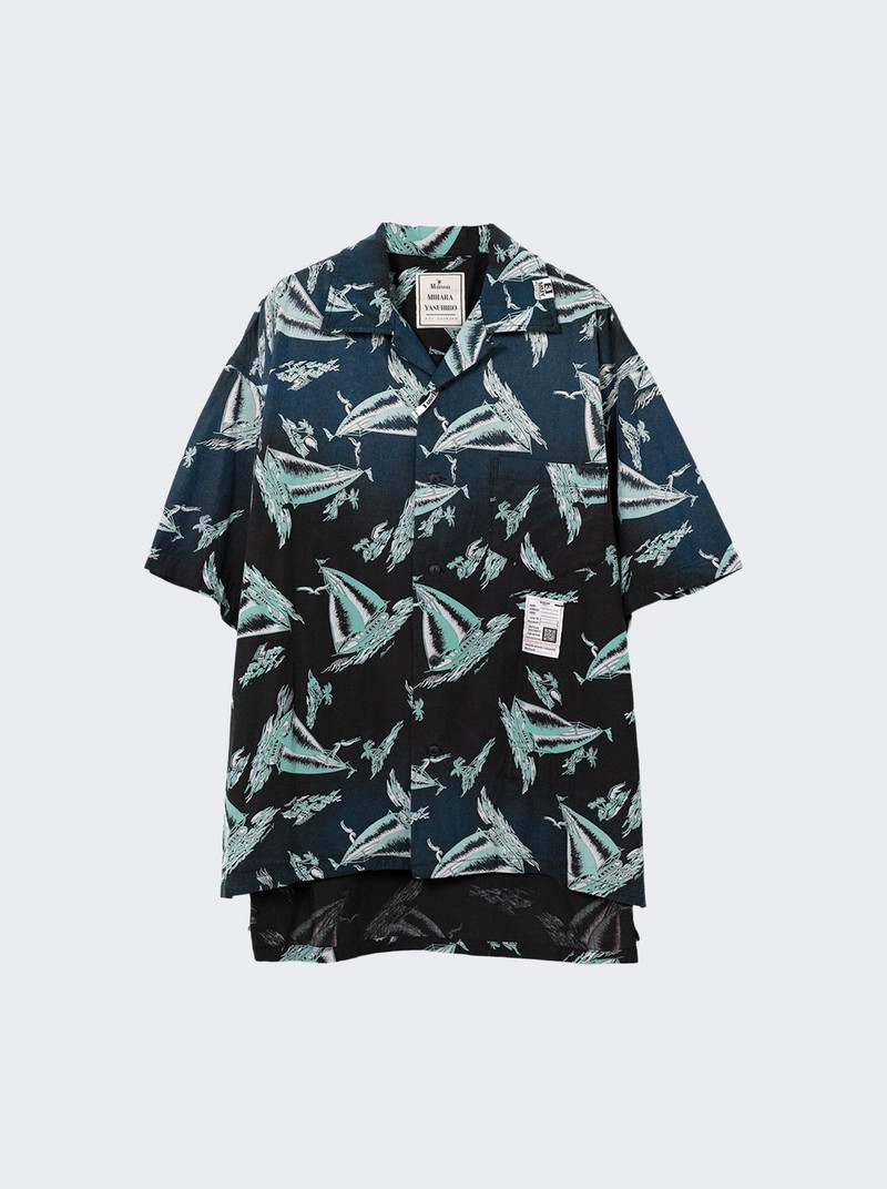 Vintage Like Aloha Shirt Black 1