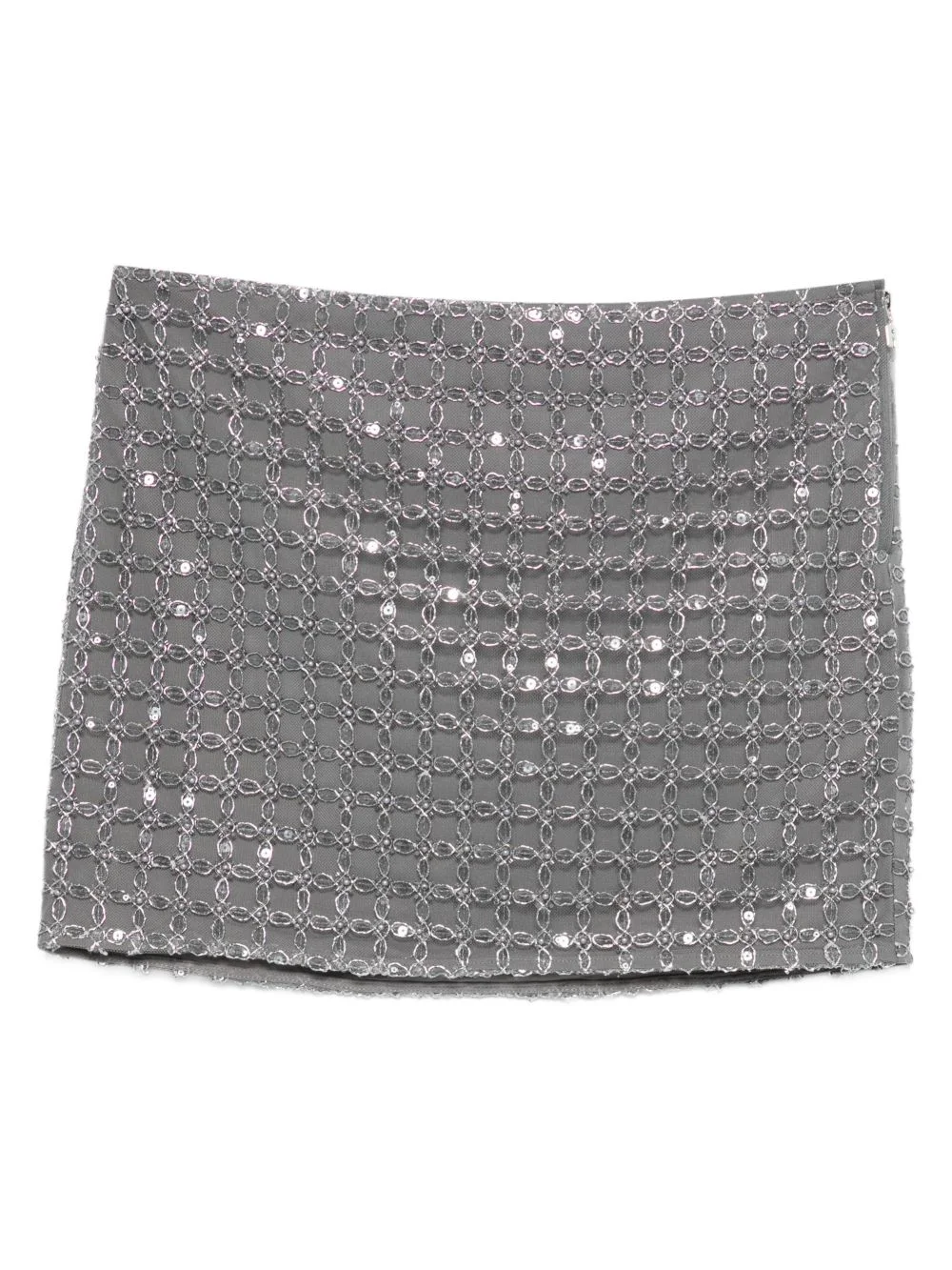 beaded mini skirt - 1