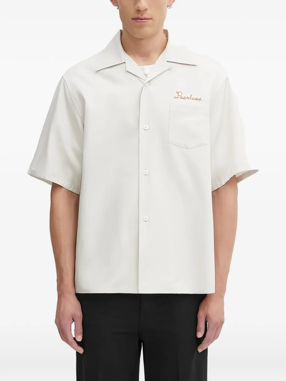 Keesey SP pocket embroidered shirt - 1