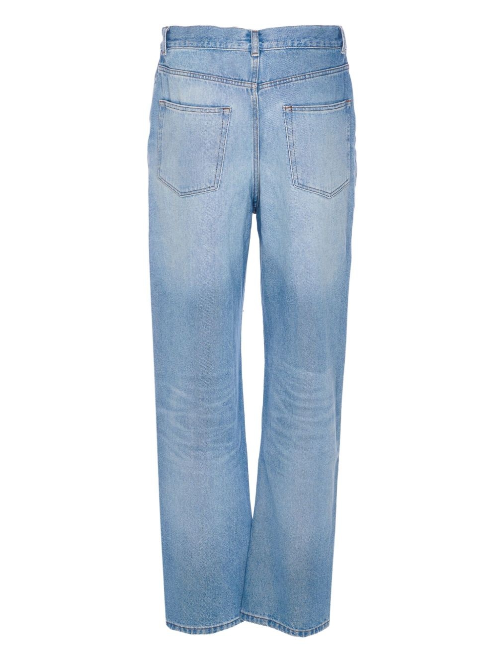 five-pocket cotton jeans - 2