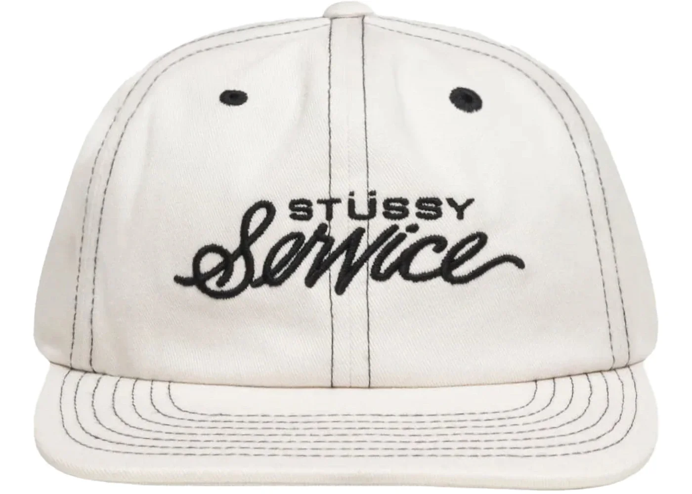 Stussy Mid Depth Service Strapback Natural - 1