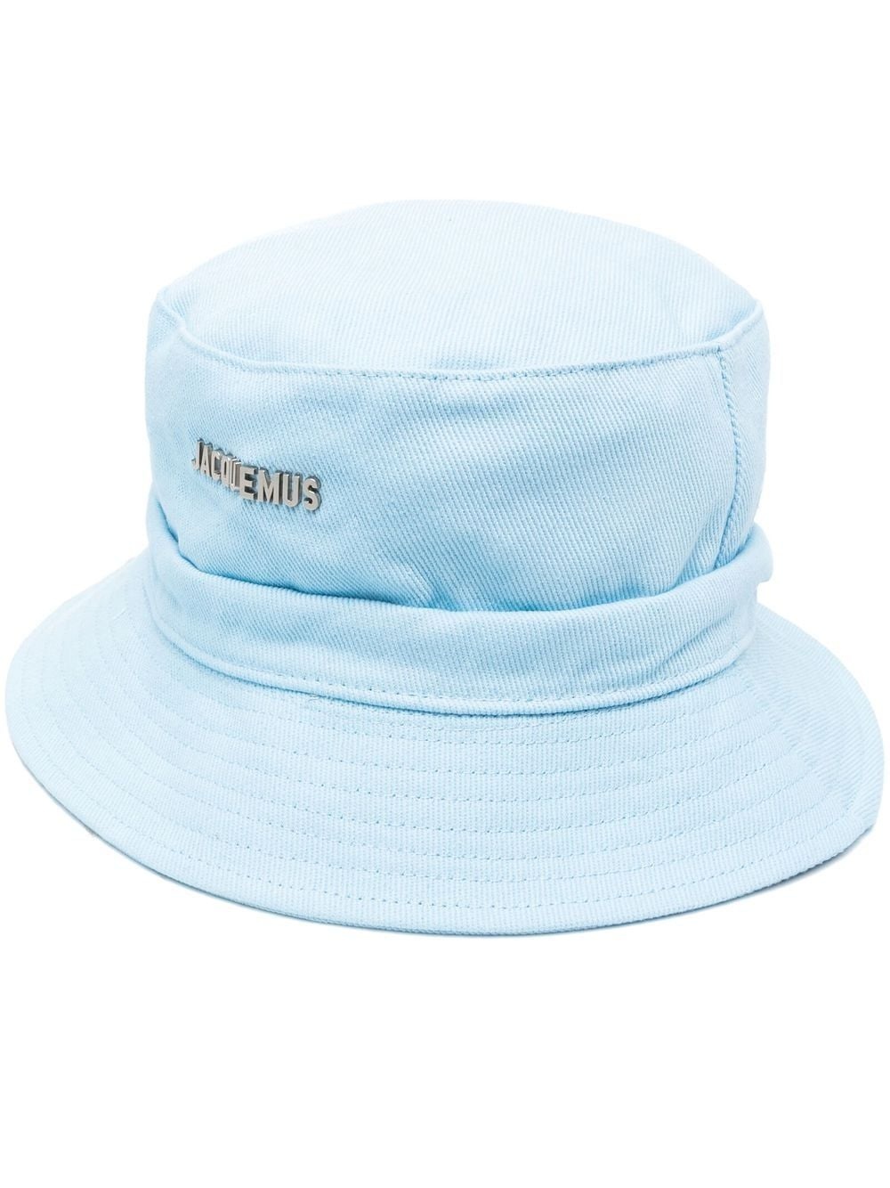 logo-plaque bucket hat - 1