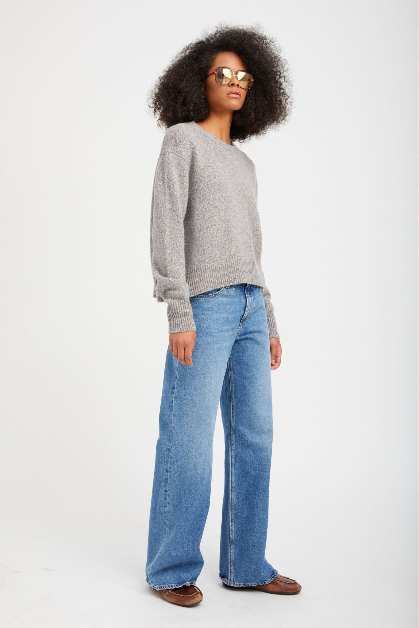 EDITH VINTAGE WIDE LEG DENIM - 4