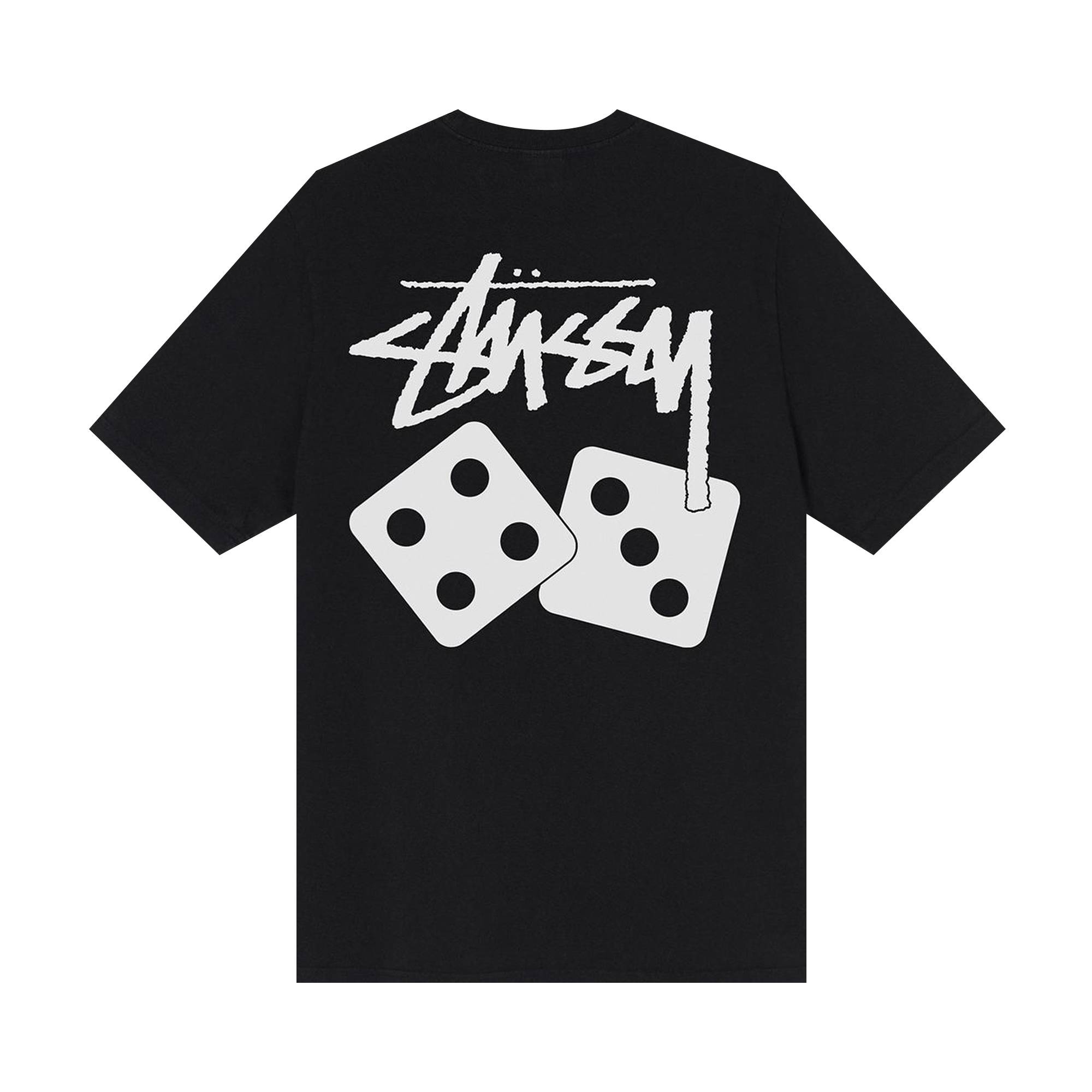 Stussy Dice Pigment Dyed Tee 'Black' - 2