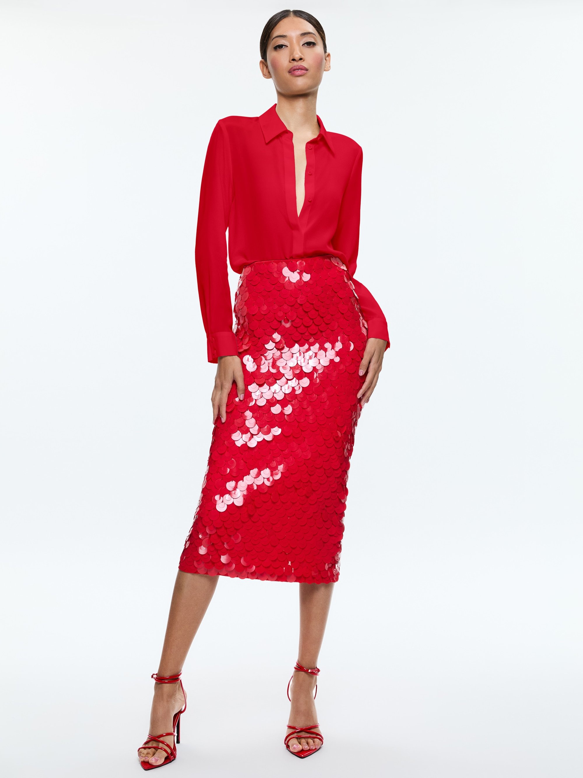 FIFI EMBELLISHED MIDI SKIRT - 3