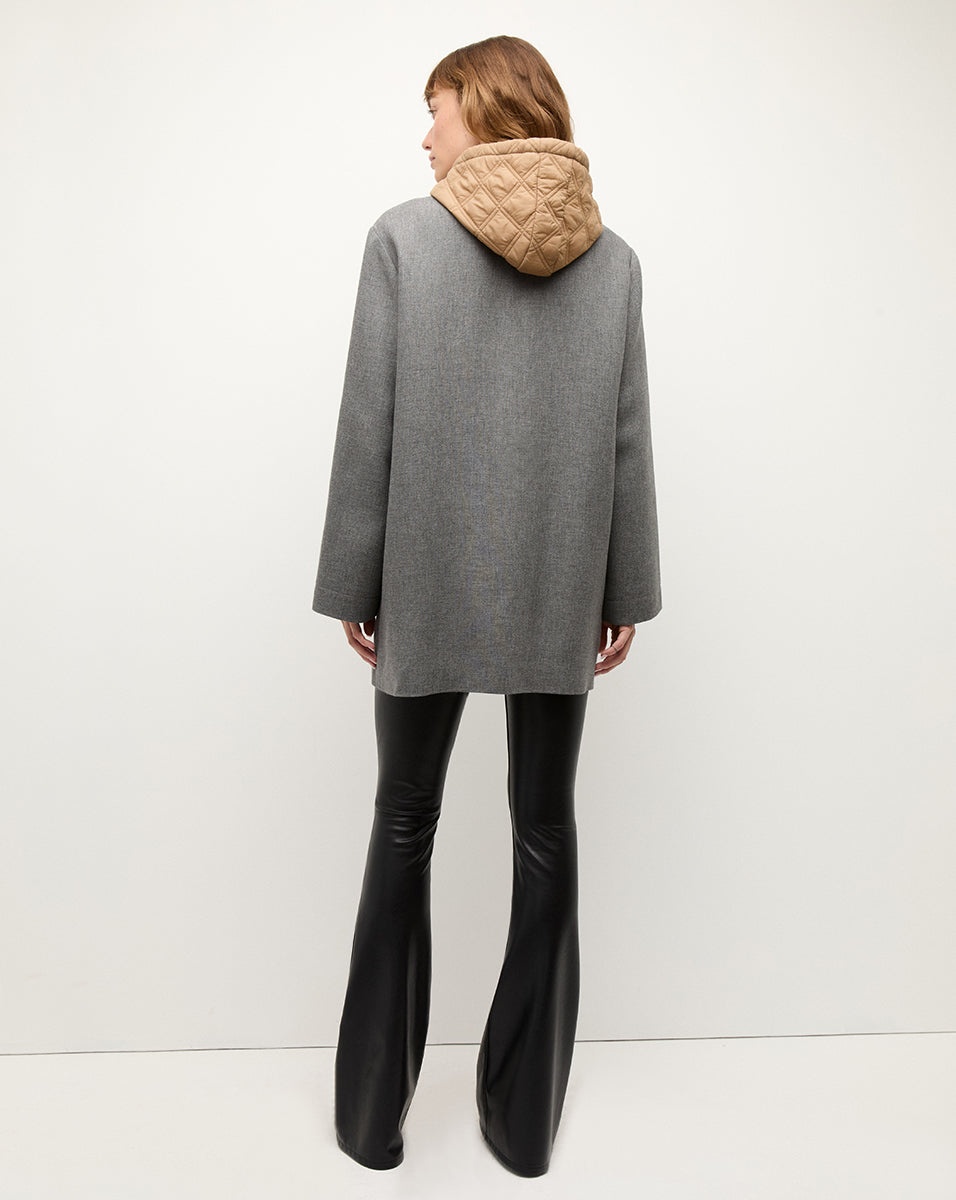 ORINE QUILTED HOODIE DICKEY - 2