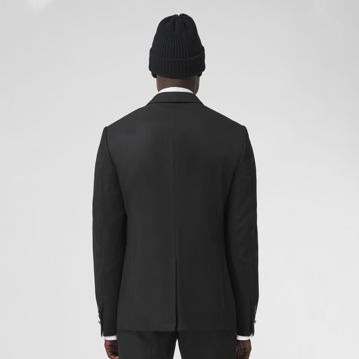 Slim Fit Technical Wool Tailored Jacket - 4