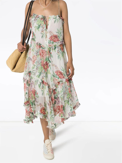 Zimmermann Bellitude floral-print midi dress outlook