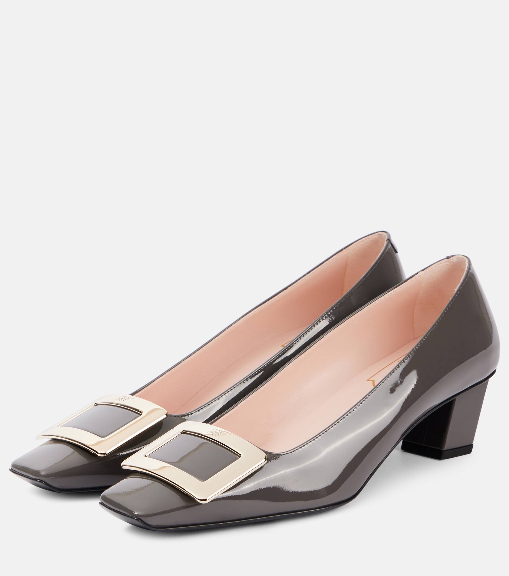 Belle Vivier 45 patent leather pumps - 4