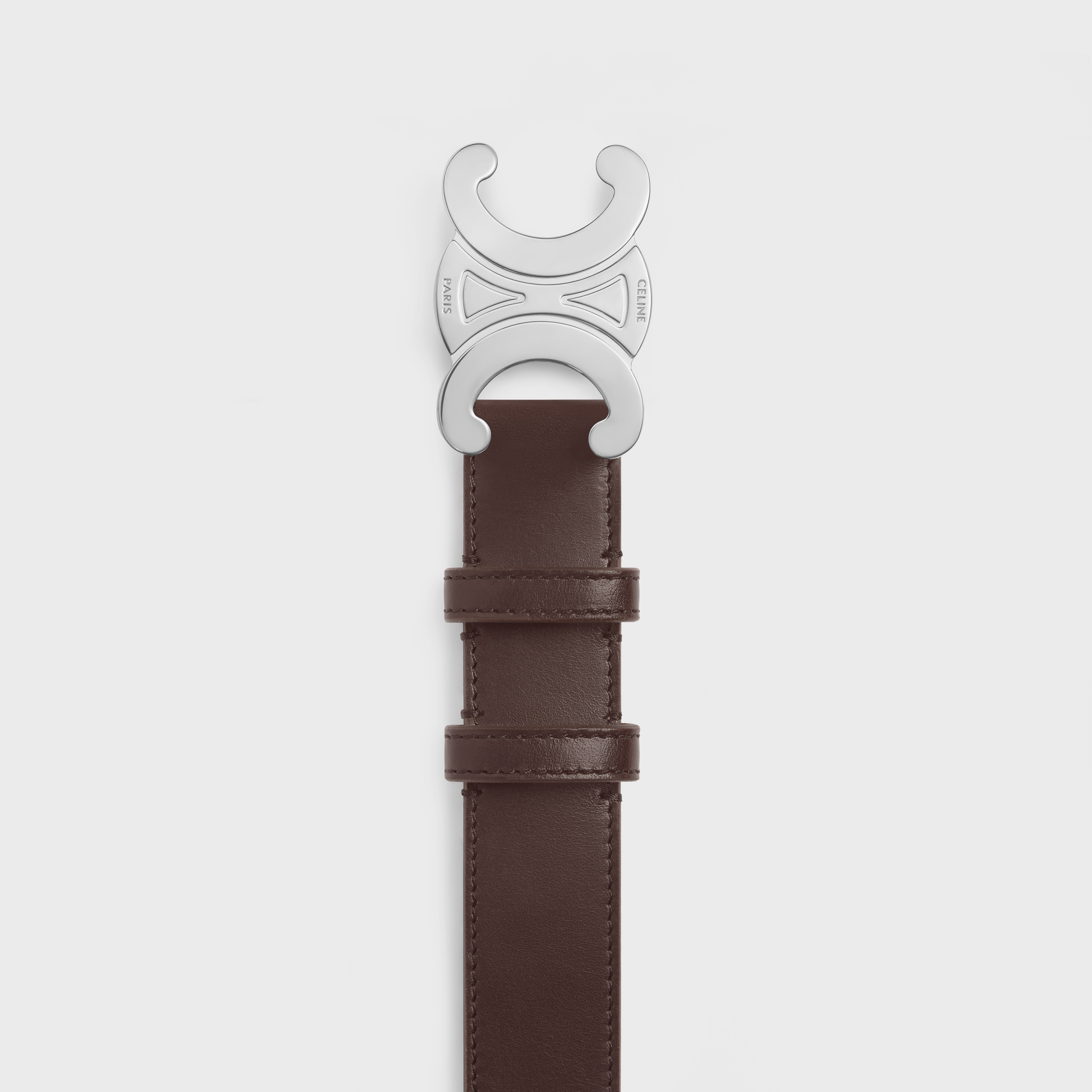 Large triomphe belt in VINTAGE CALFSKIN - 2