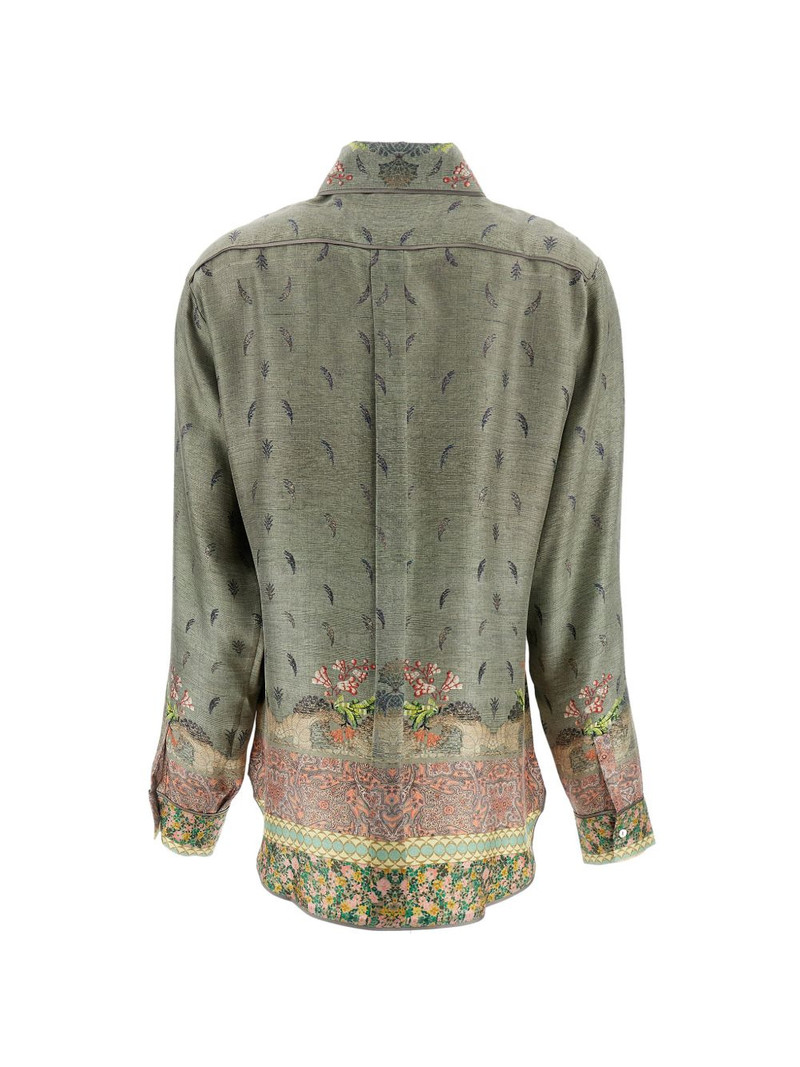 Pierre-Louis Mascia Aloe floral-print shirt outlook