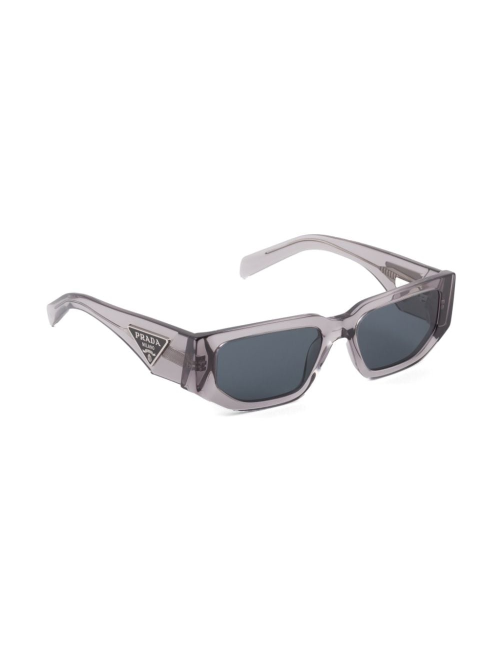 triangle-logo rectangle-frame sunglasses - 2