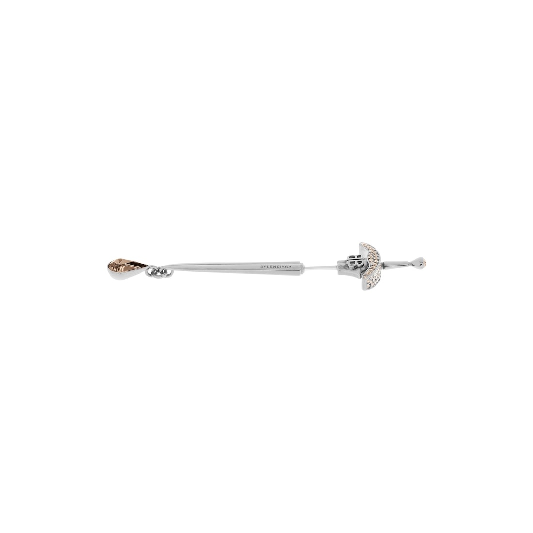 Goth Sword Earring in Grey - 2