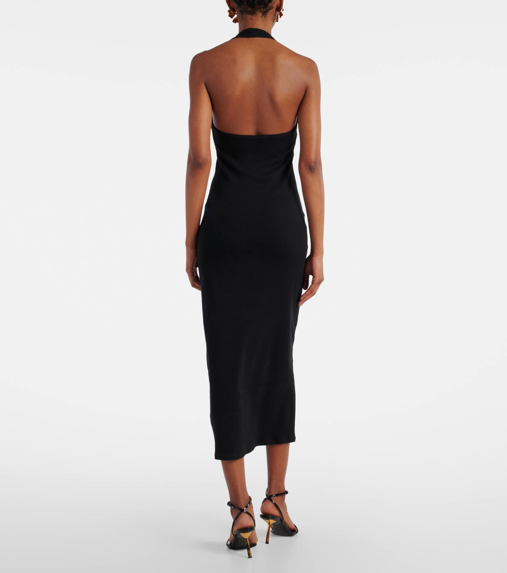 Stevie cotton jersey midi dress - 3