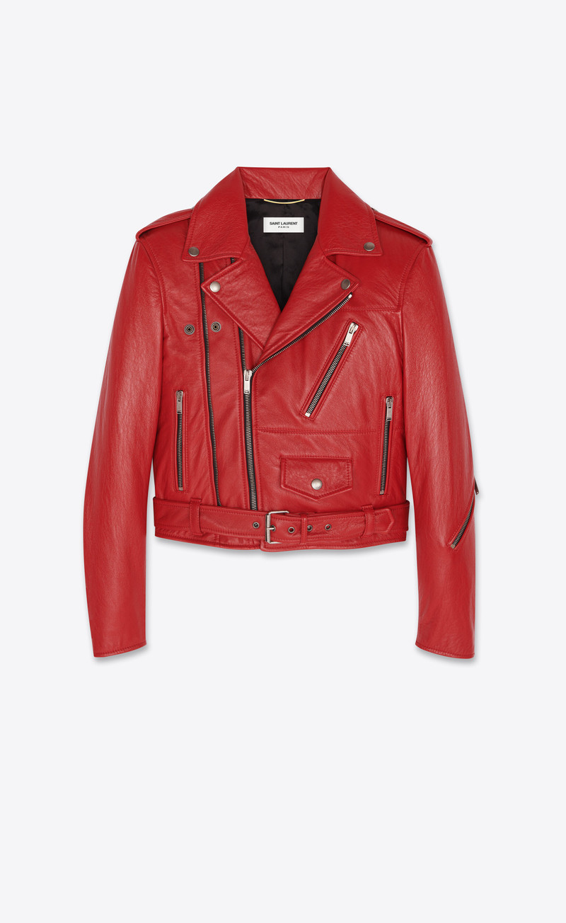 motorcycle jacket in lambskin 1