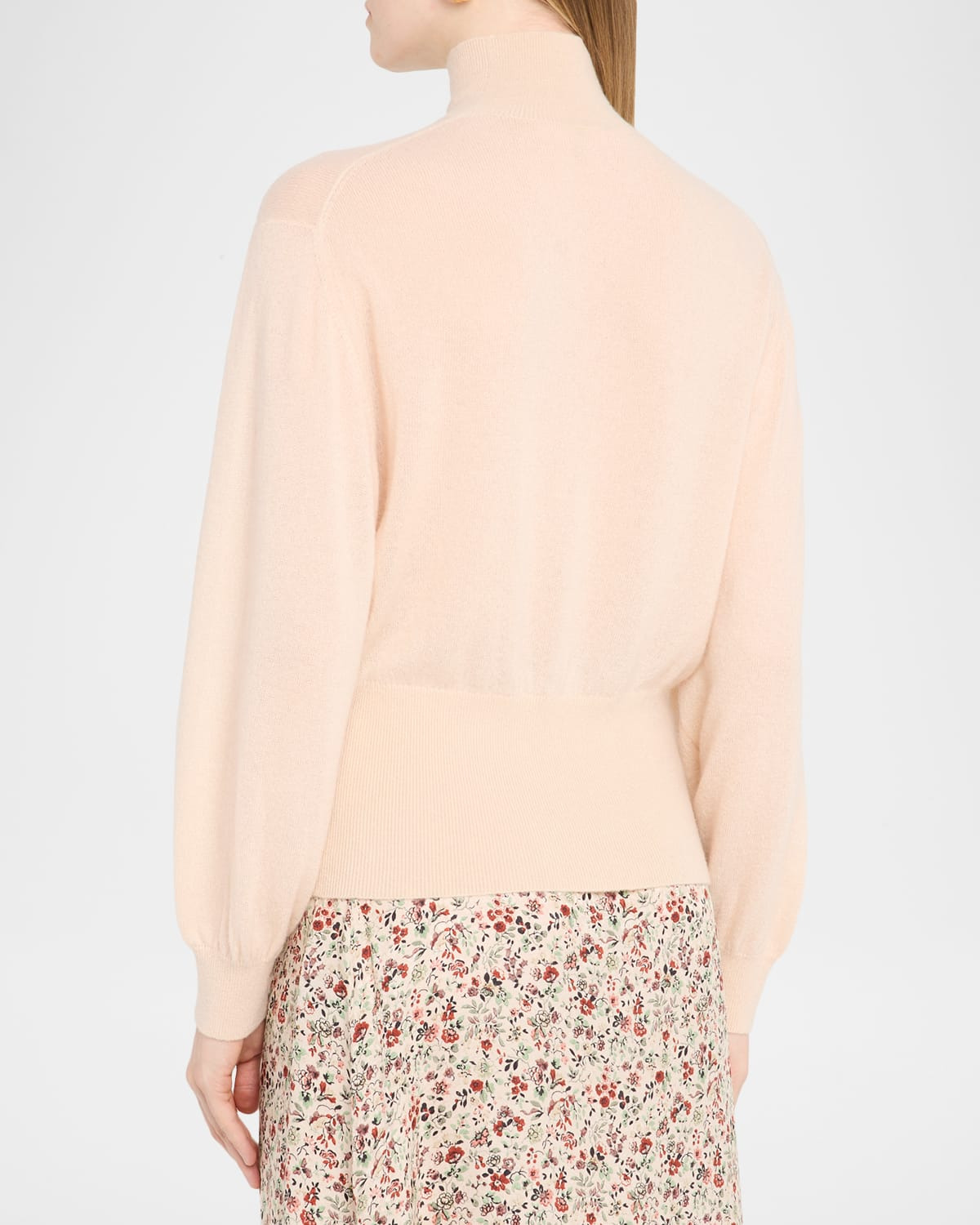Camino Cashmere-Silk Turtleneck Sweater - 3