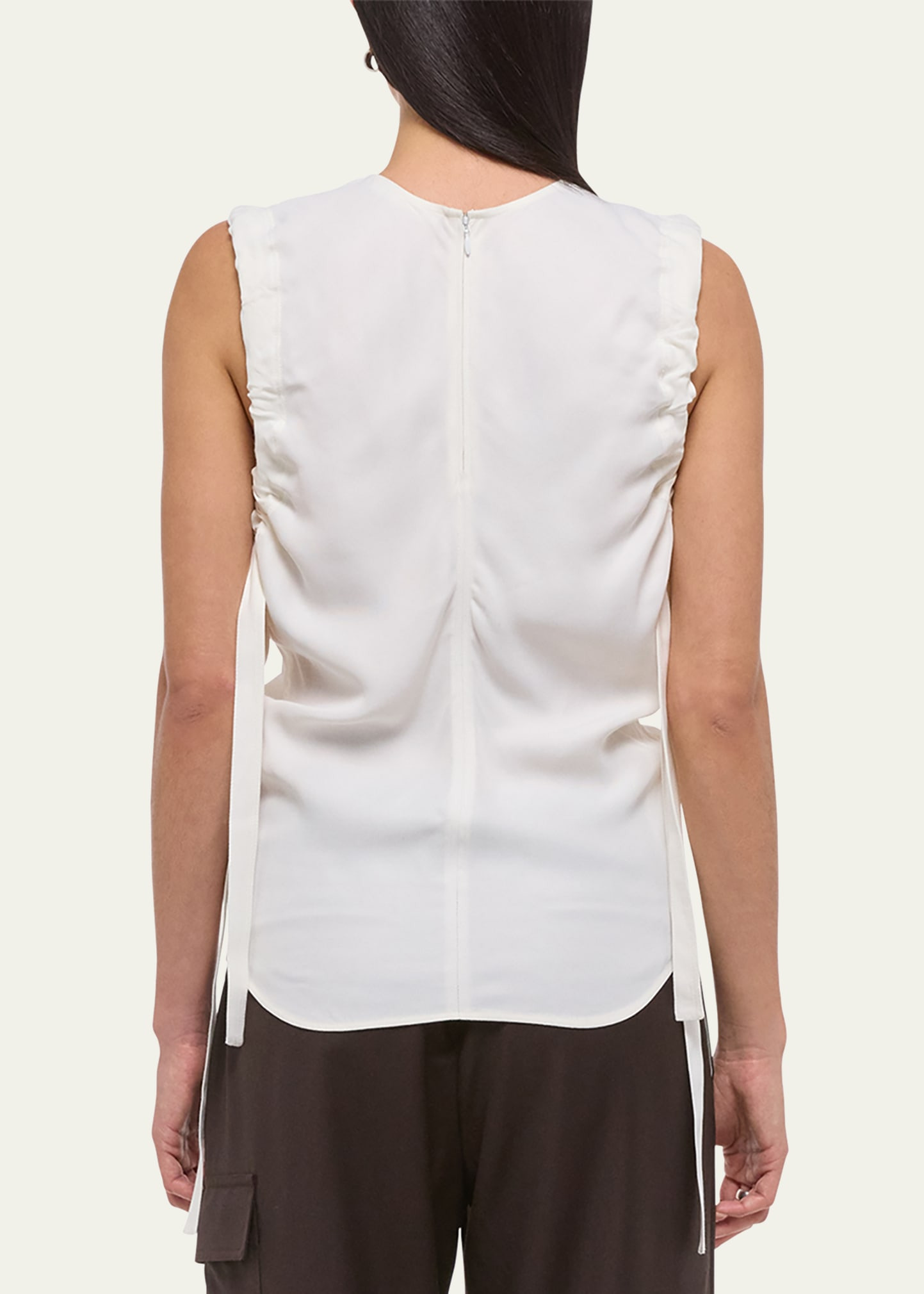 Ruched Sleeveless Top - 3