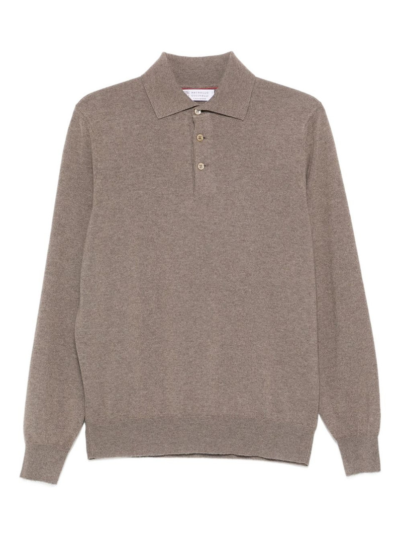 polo-neck cashmere sweater 1