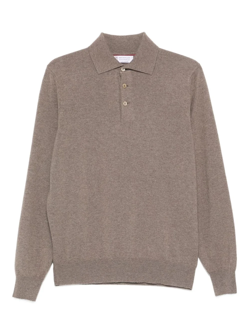 polo-neck cashmere sweater - 1