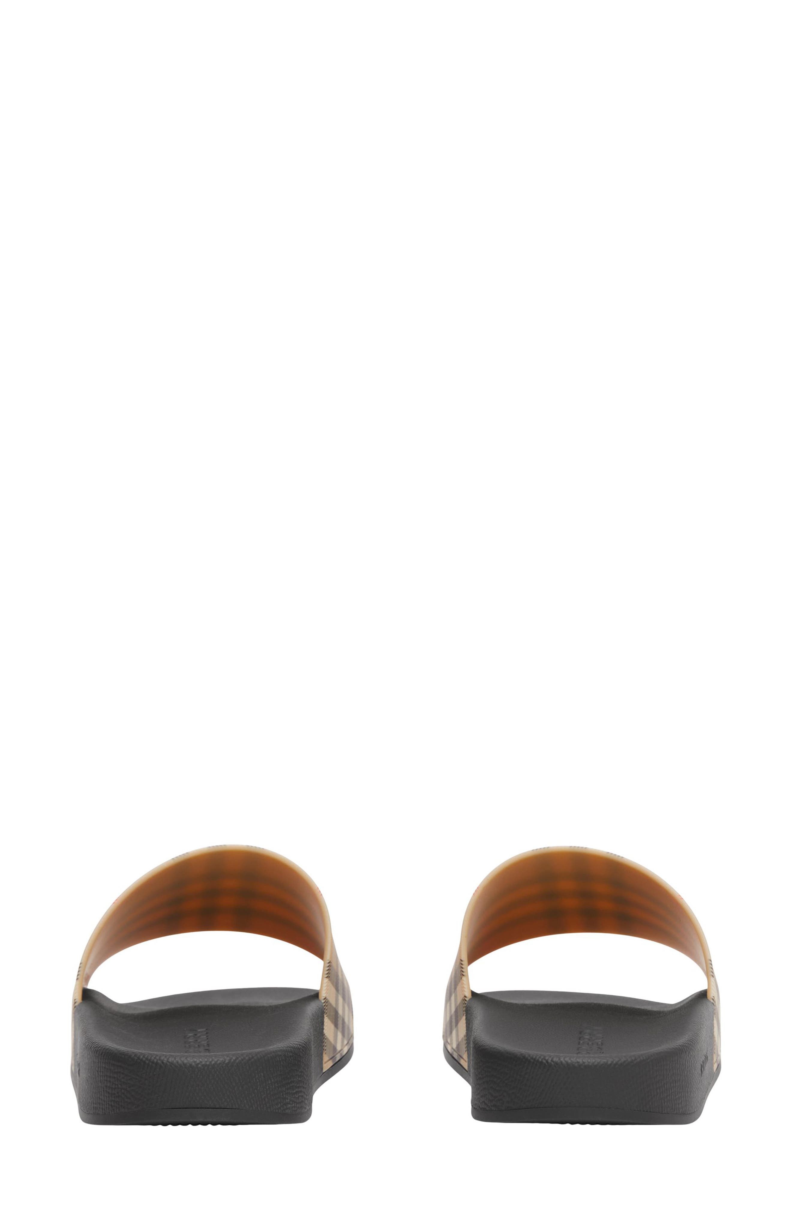 Furley Vintage Check Slide Sandal - 6