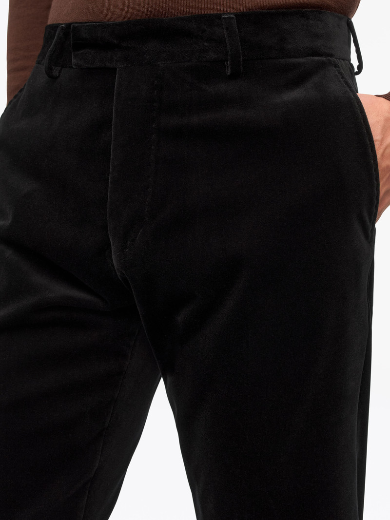 Tense Mid-Rise Velvet Trousers 5