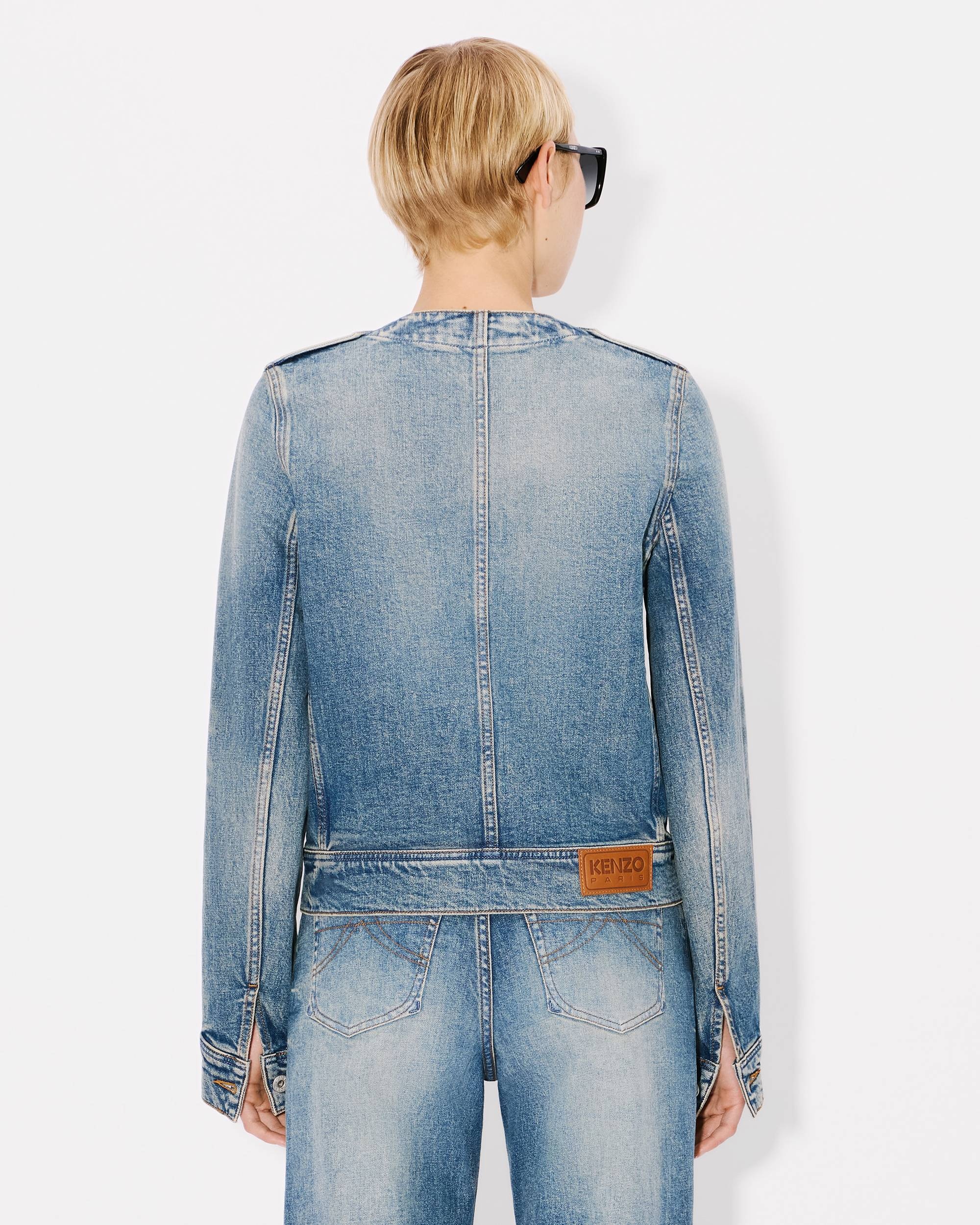 Jacket in stretch japanese denim - 5