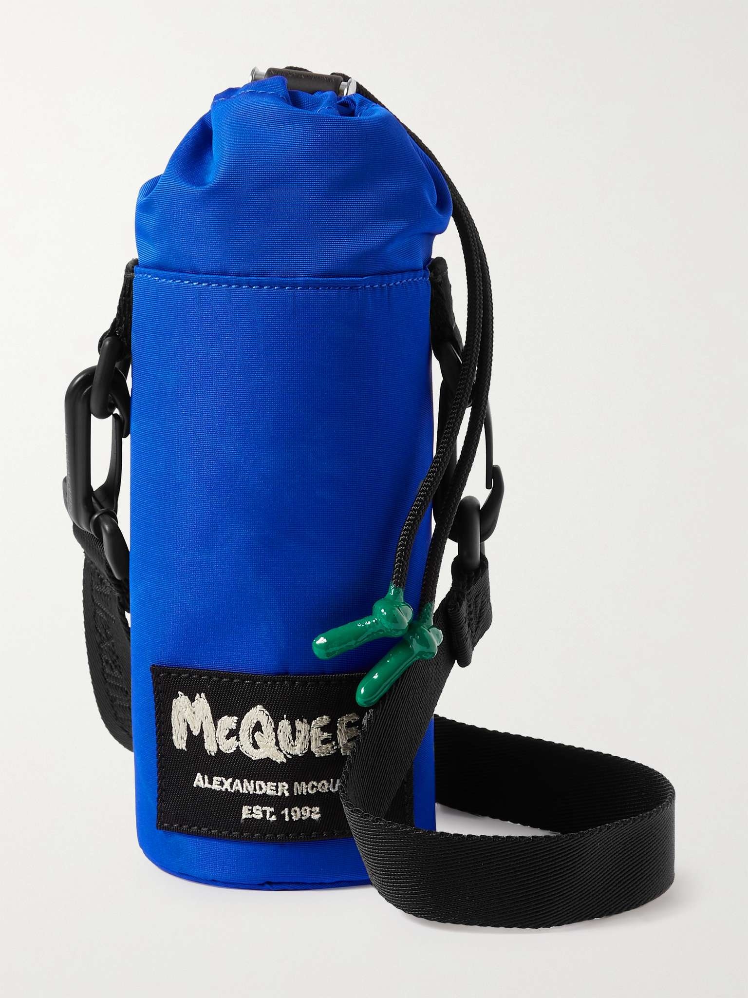 Logo-Appliquéd Canvas Bottle Holder - 1