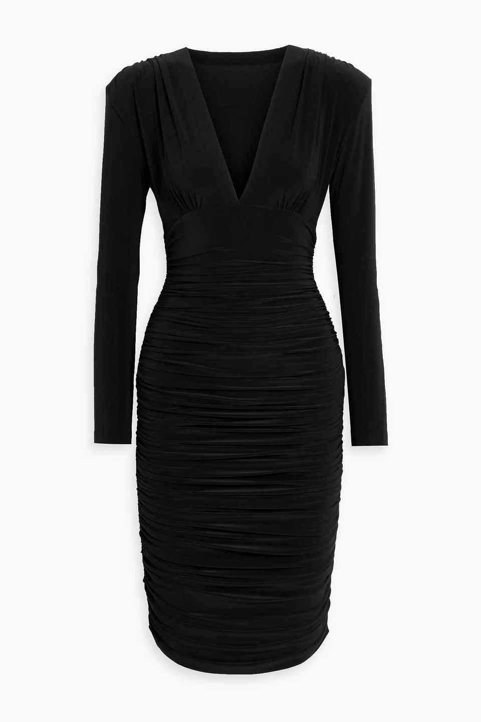 Ruched stretch-jersey dress - 1