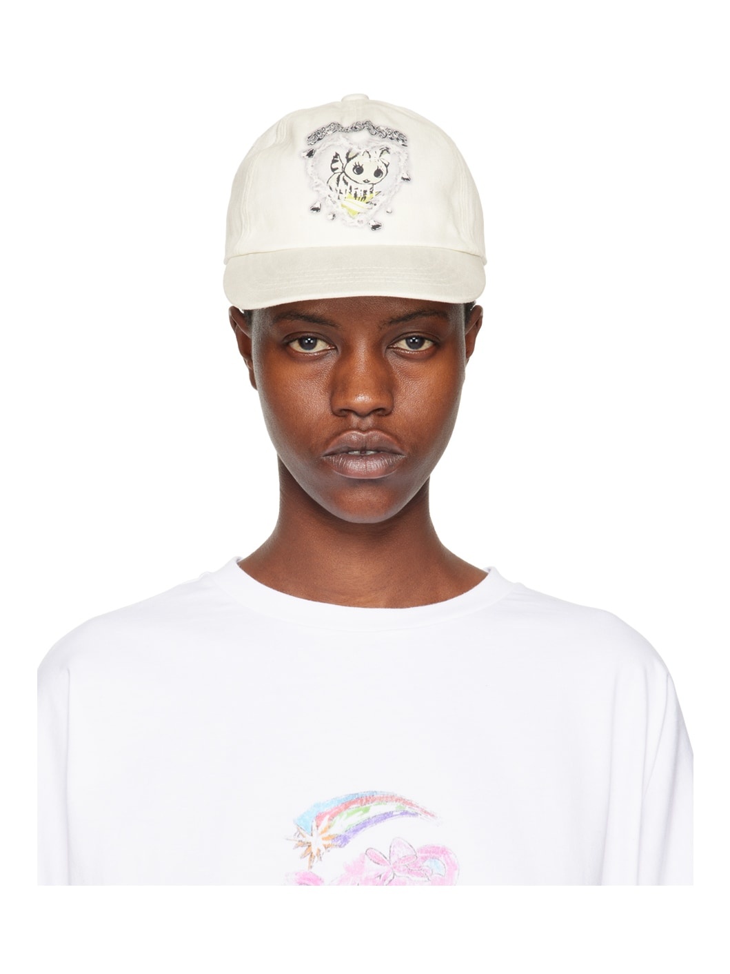Off-White Character Print Cap - 1