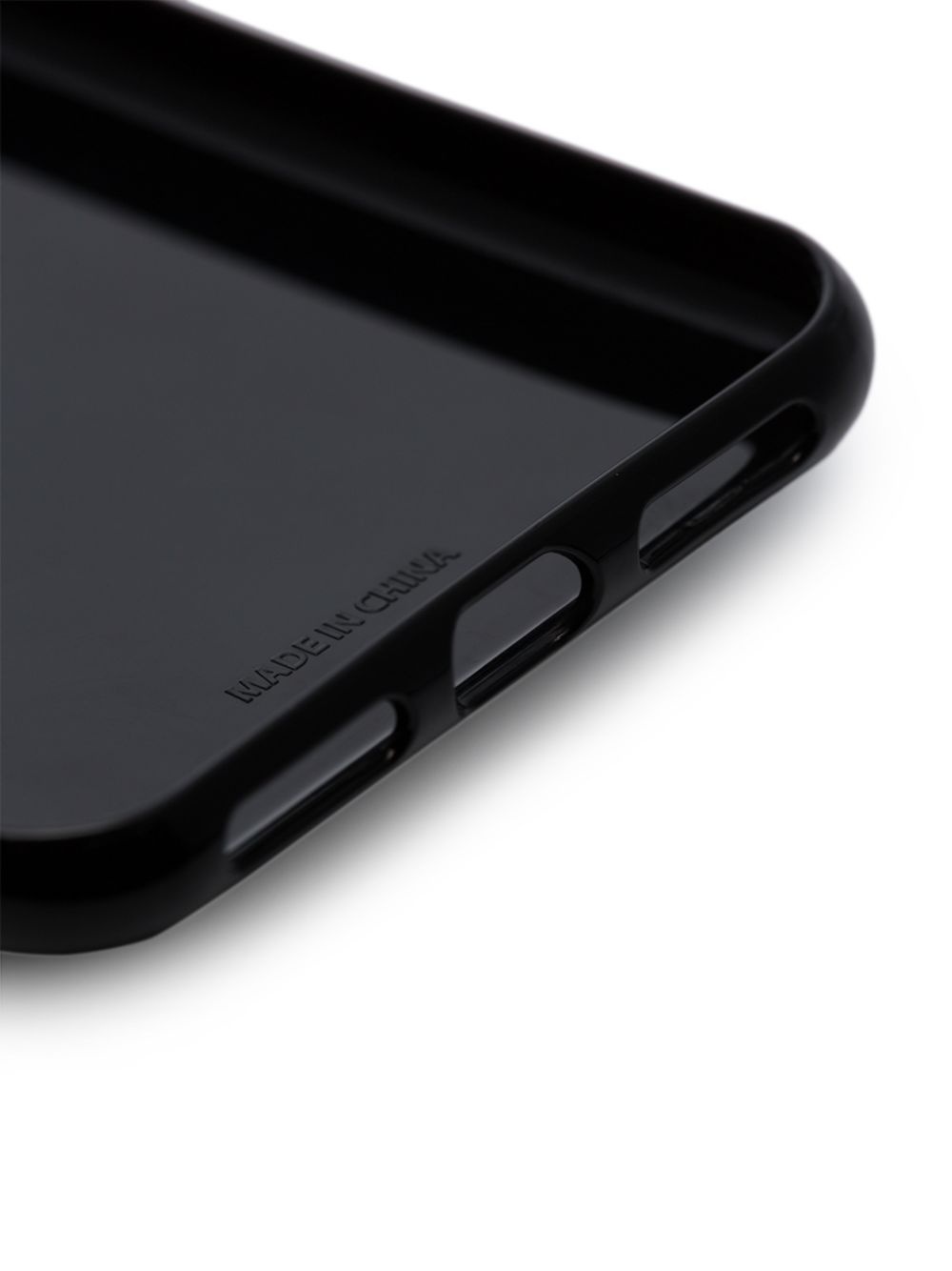 black and white faded logo print iPhone X phone case - 3