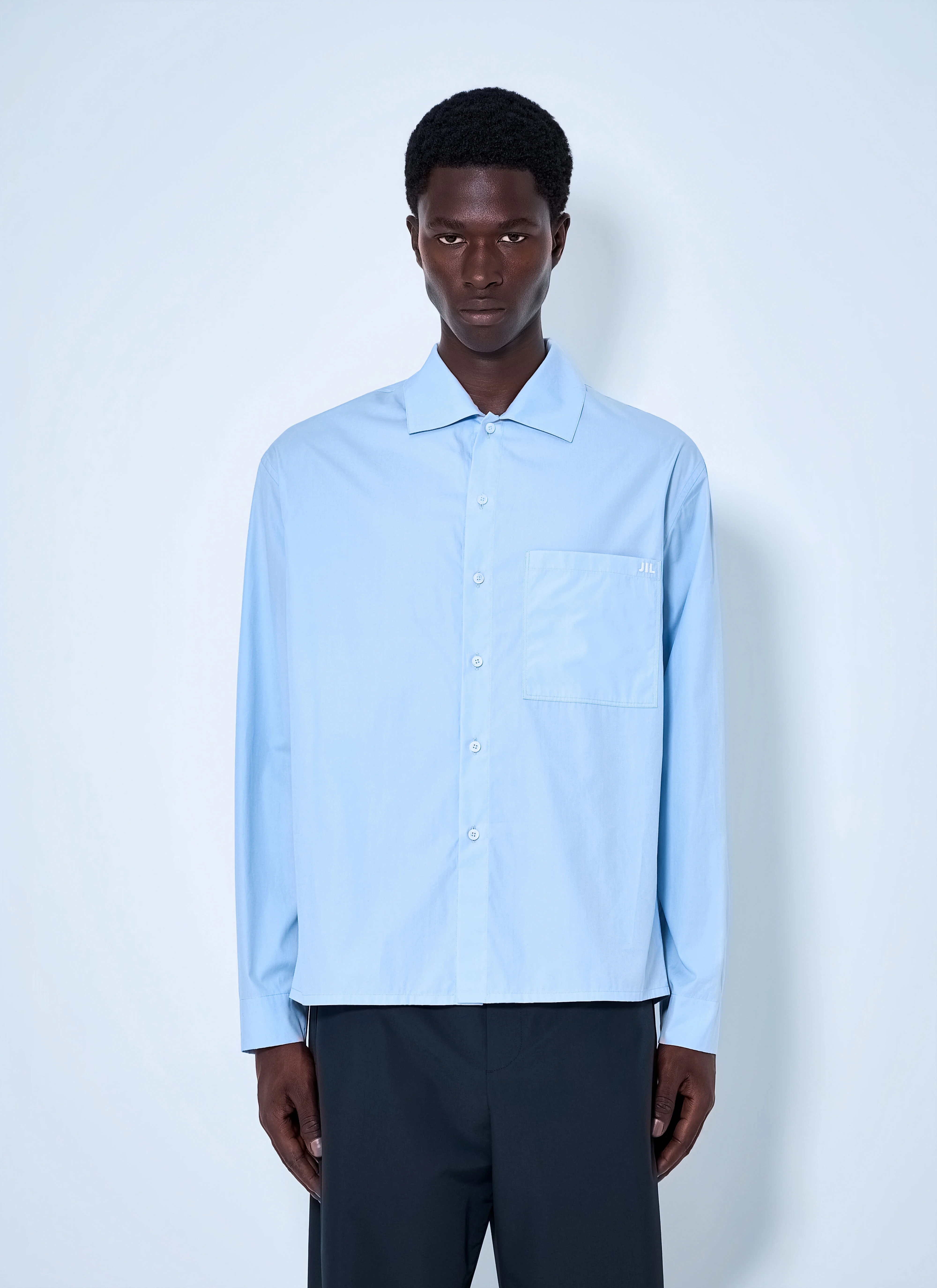 Button-Down Cotton Shirt - 1