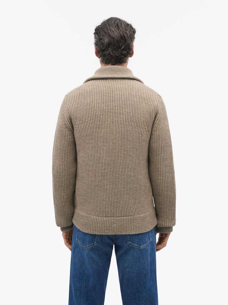 TIGER OF SWEDEN Niall Zip-Up Wool Cardigan outlook
