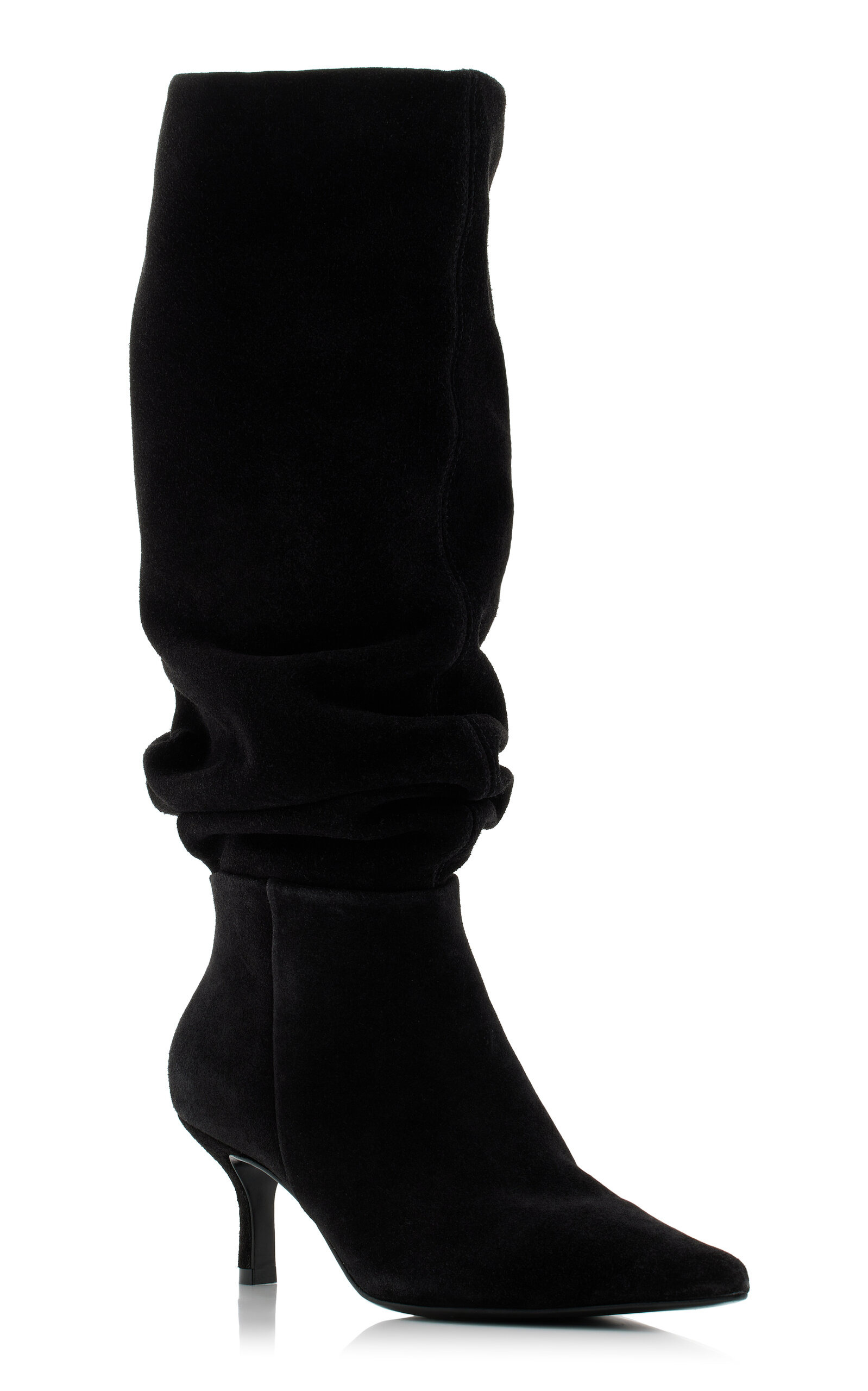 Jordi Slouchy Suede Knee Boots black - 5