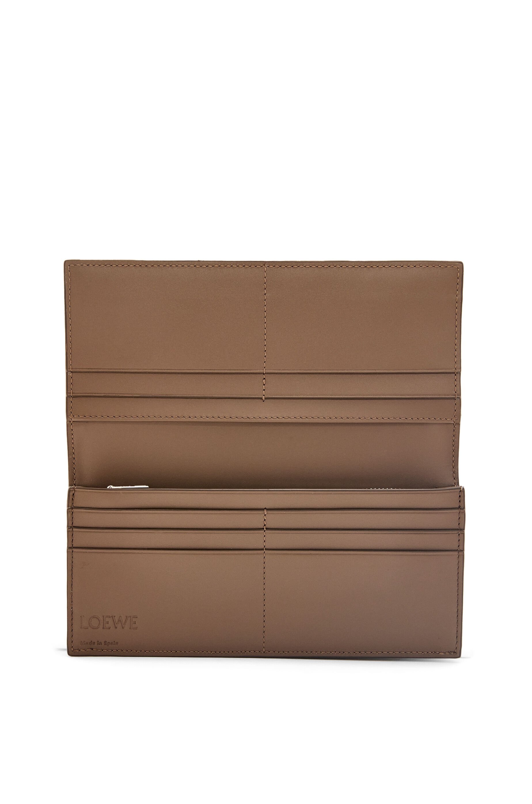 Long horizontal wallet in soft grained calfskin - 2