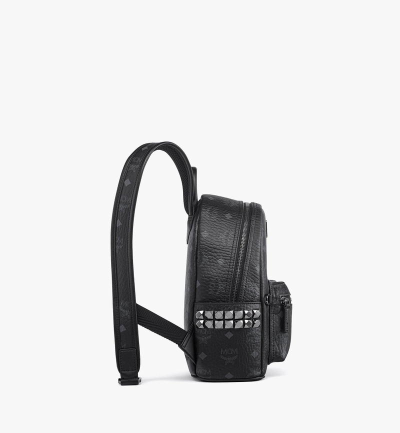 MCM Stark Side Studs Backpack in Visetos outlook