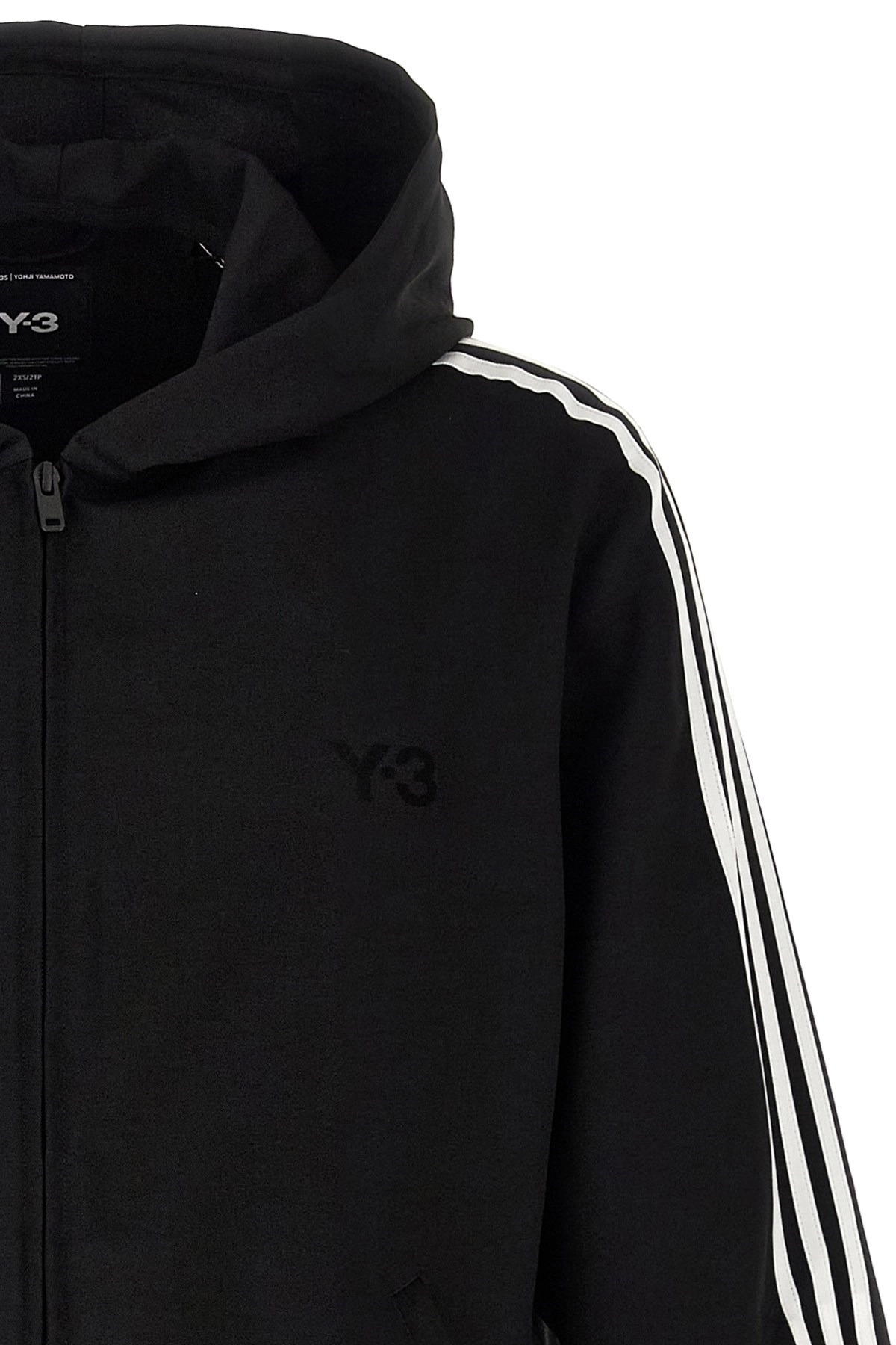 'Y-3 3-Stripes' hoodie - 5