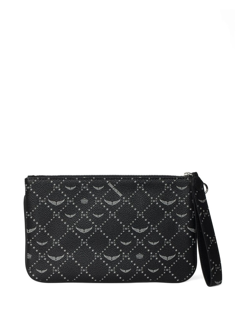 Zadig & Voltaire monogram clutch bag outlook