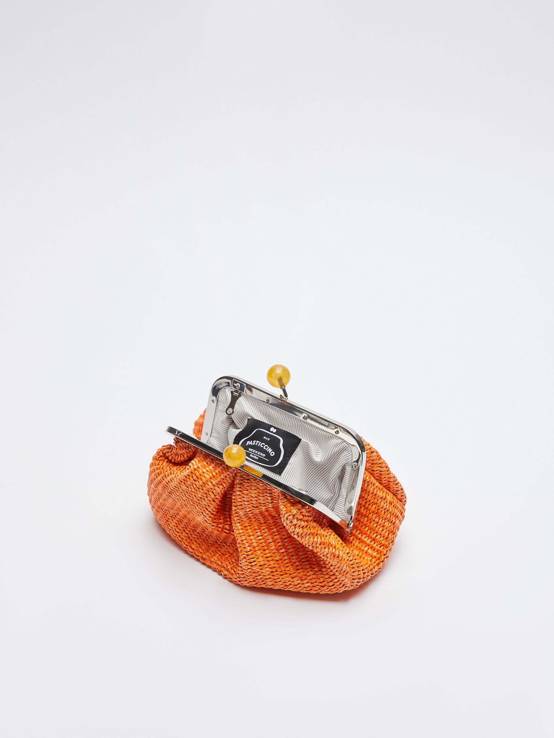 PALMA Small Pasticcino Bag in raffia - 4
